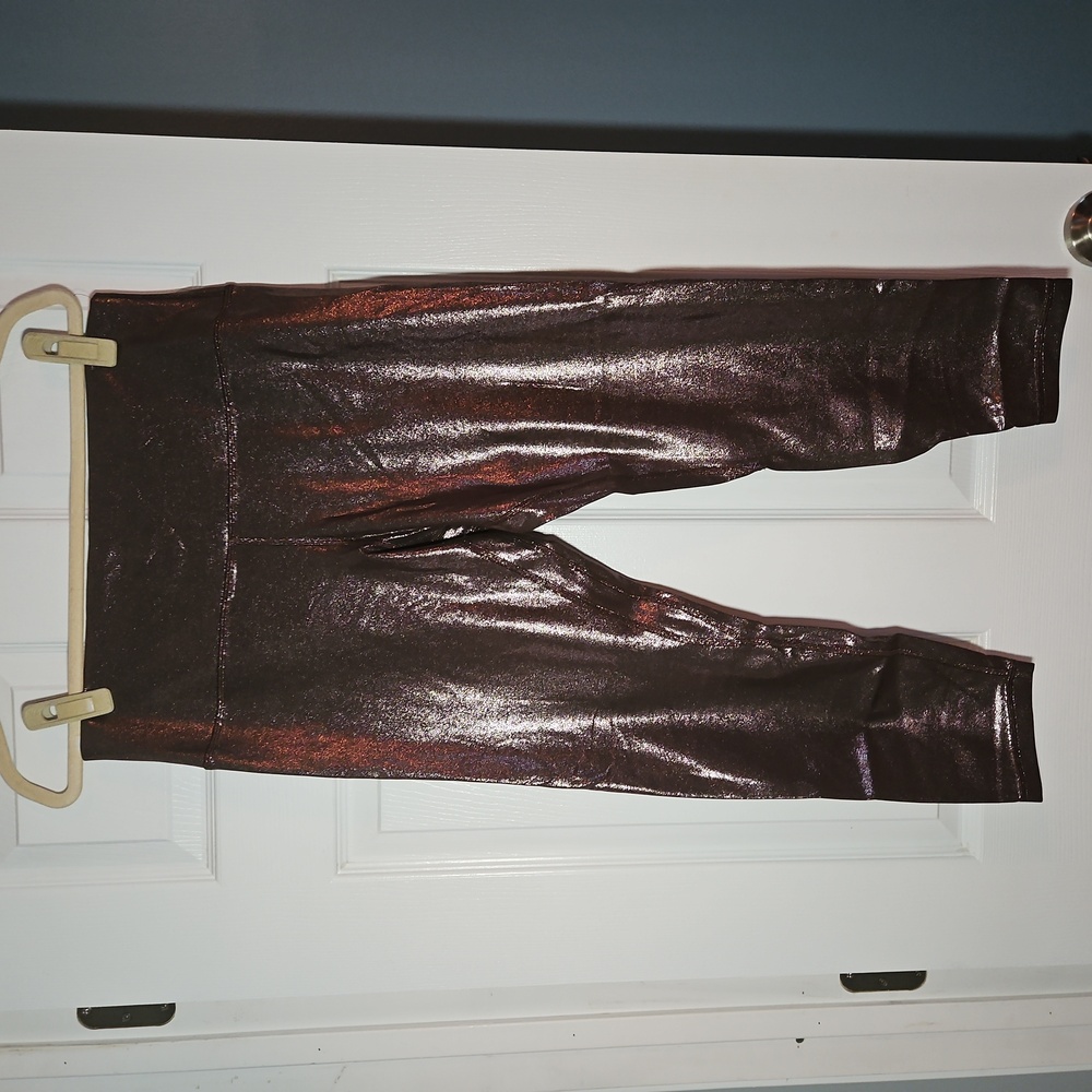 Lululemon Align Hise-Rise Shine Leggings -  French Press Foil Size 14